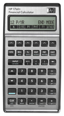 HP-17 B II PLUS Finanzrechner