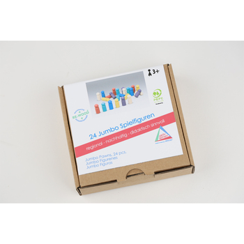 Wissner 24 Jumbo Spielfiguren, je 4 Stück in 6 Farben