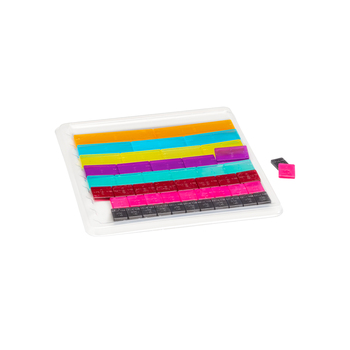 Wissner Bruchrechensatz magnetisch linear in 9 Farben, 51-teilig