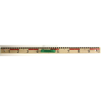 Wissner Lineal 100cm, dm Einteilung, magnetisch
