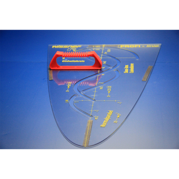 Wissner Parabelschablone Profi Linie magnetisch Maßstab 5:1