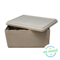 Wissner RE-Wood® Box groß mit Deckel natur