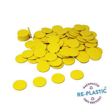 Wissner Spielchips Ø25mm gelb 100 Stück