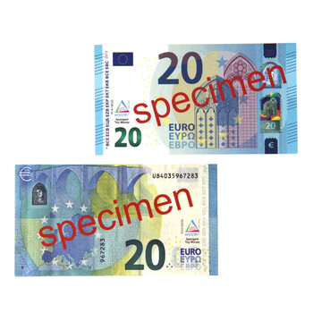 Wissner Spielgeld 20 Euro Scheine 100 Stück