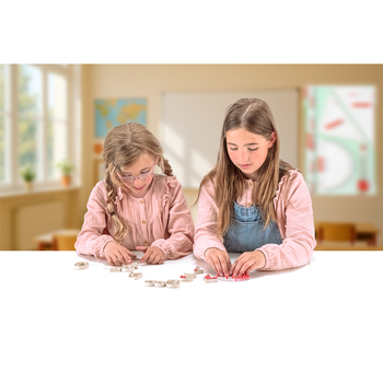 Wissner Zahlensatz aus den Ziffern 0 bis 10 mit nummerierten Richtungspfeilen