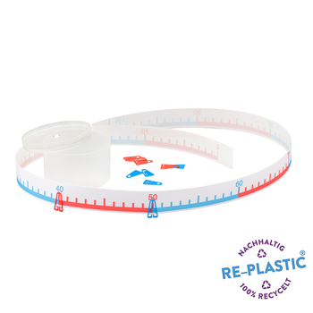 Wissner Zahlenstrahl Rechenband 0-1000, 1 m lang, 2,5 cm breit