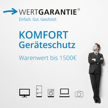 Wertgarantie für tech. Geräte bis 1.500 €