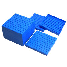 Wissner Hunderterplatten blau 10 Stück