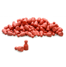 Wissner Spielfiguren rot 100 Stück