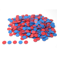 Wissner Wendeplättchen rot/blau 400 Stück